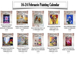 calendar painting events 16 24 februarie