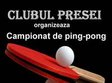 campionat de ping pong pentru amatori 