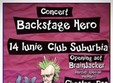 concert backstage hero in club suburbia