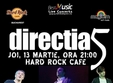 concert directia 5 in hard rock cafe