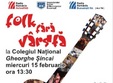 concert folk la colegiul gheorghe sincai bucuresti