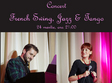 concert french swing jazz tango la unteatru