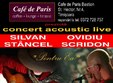 concert ovidiu scridon si silvan stancel de 8 martie in cafe de paris