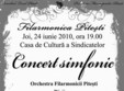 concert simfonic la filarmonica pitesti