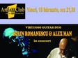 concert sorin romanescu si alex man in art jazz club