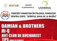 concert umanitar cu damian brothers si hi q la bucuresti