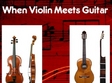 concert when violin meets guitar in club mojo