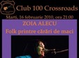 concert zoia alecu in 100 crossroads din bucuresti