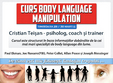 curs body language manipulation premiera in timisoara