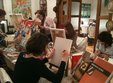 poze curs de pictura desen si modelaj la galeria basil