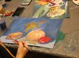 curs de pictura in culori acrilice pentru copii la sediu