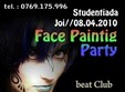 face paintig party la amsterdam beat club