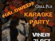 haloween karaoke party in grill pub