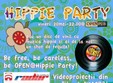 hippie party in open pub