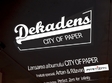 lansare album dekadens city of paper 