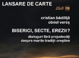 lansare de carte biserici secte erezii