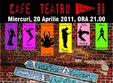 live dance party in cafe teatru play