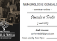 numerologie genealogica parintii si fratii 