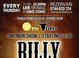 one man show billy brown oro toro bucuresti