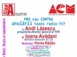 pro sau contra anularii taxei radio tv cu andi lazescu i ioana avadani 