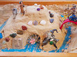 poze sandplay terapia jocului cu nisip
