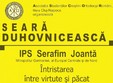 seara duhovniceasca cu ips serafim joanta mitropolitul germaniei al europei centrale si de nord