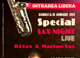 special sax night with dj lex marian sax