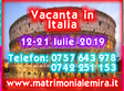 vacanta in italia 12 21 iulie pentru singles
