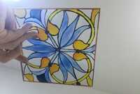 atelier de pictura pe sticla vitraliu la sediu