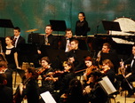 orchestra universitaria a universitatii nationale de muzica bucuresti pe scena filarmonicii pitest 7